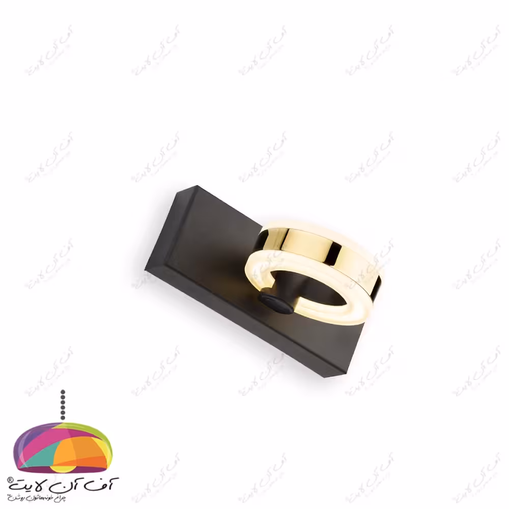 چراغ بالا آینه تک شعله مدل A50 بدنه مشکی