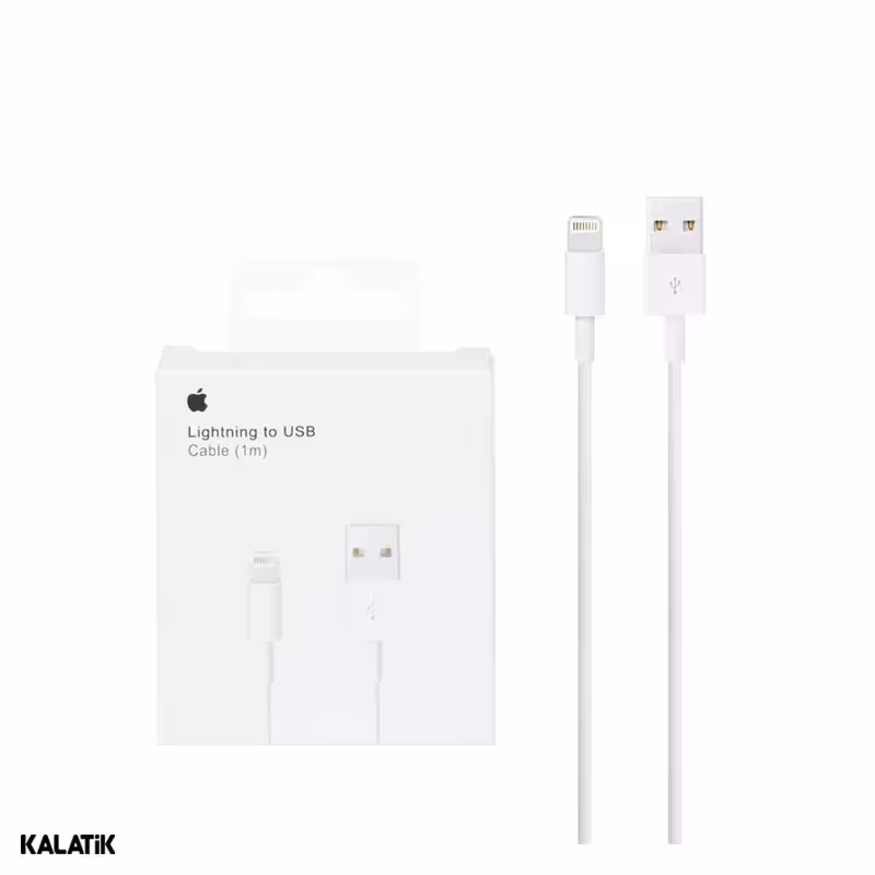کابل تبدیل USB-A به لایتنینگ اپل آیفون 7 مدل MD818ZM/A A1480 به طول 1 متر-شارسل