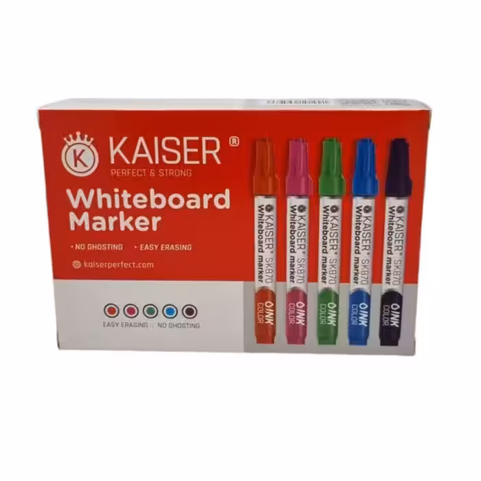 ماژیک وایت برد کایزر مدل SK870 بسته 12 عددی