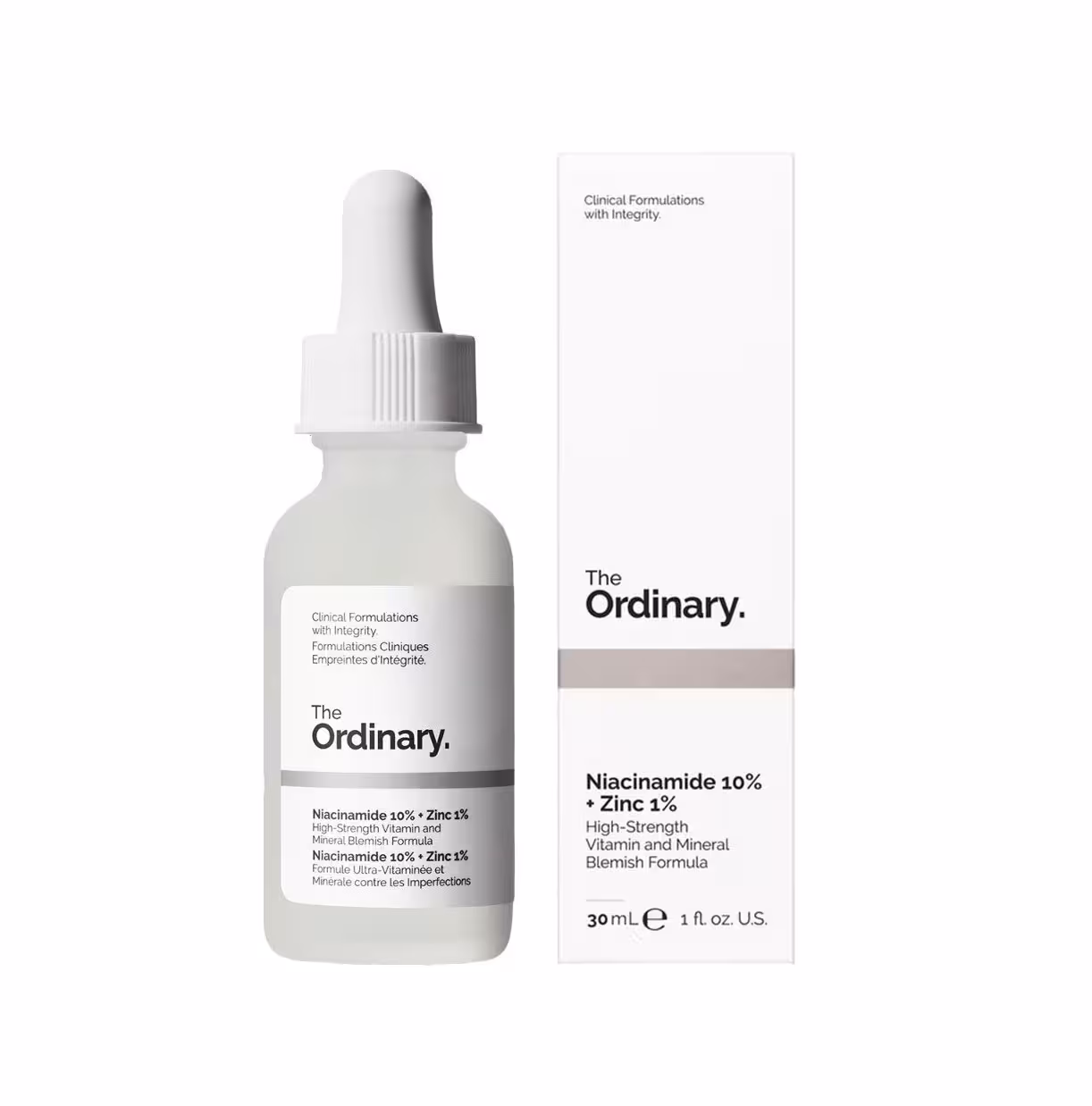 سرم نیاسینامید 10٪ زینک 1٪ اوردینری 30ml