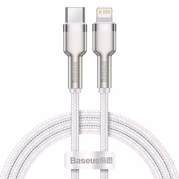 کابل تبدیل USB-C به لایتنینگ باسئوس مدل CATLJK-A02 به طول 1 متر