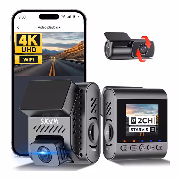 دوربین داشبورد خودرو اس جی کم مدل M60S 2CH