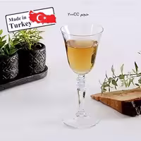 لیوان پایه دار پاشاباغچه مدل سمفونی کد 440597 بسته 6 عددی