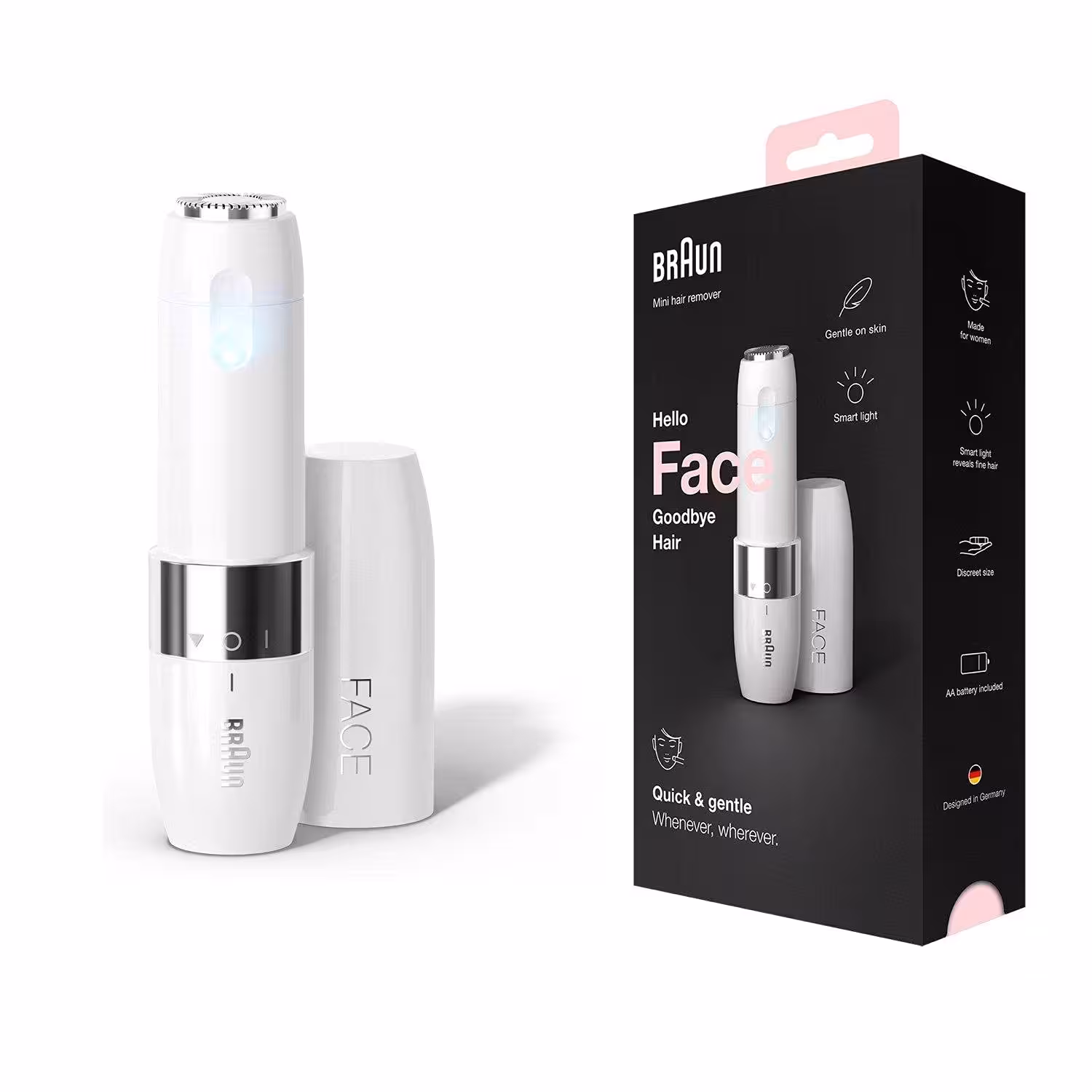 شیور صورت بانوان براون braun face Mini Hair Remover fs1000