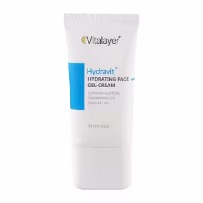 ژل کرم آبرسان صورت ویتالیر مدل Hydravit حجم 50 میلی لیتر