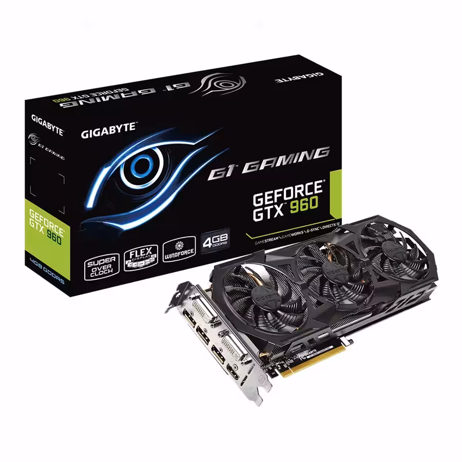 کارت گرافیک گیگابایت GTX 960 G1 Gaming 4GB GDDR5