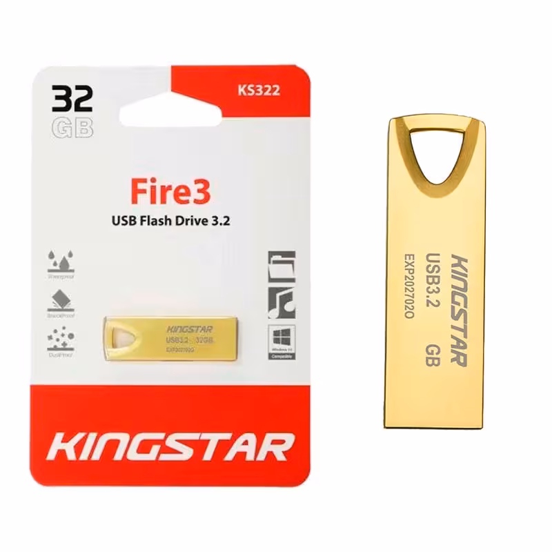 فلش 32گیگ KINGSTAR KS-322 fire3 USB3.2
