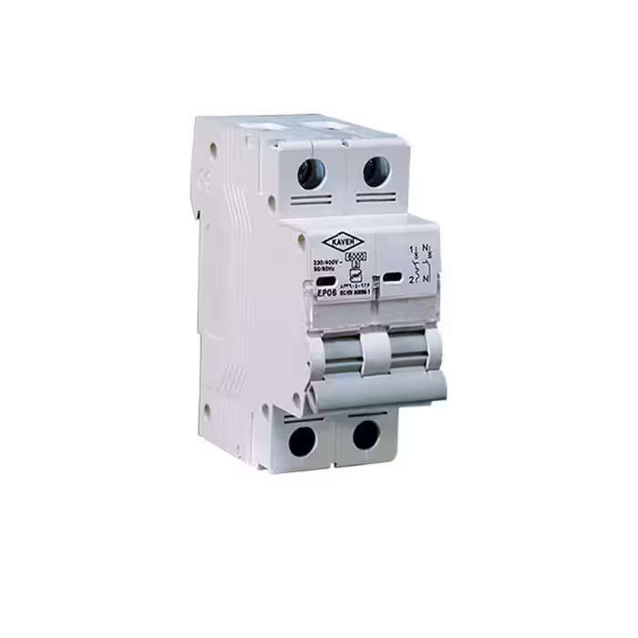 کلید مینیاتوری دو پل 6 آمپر کاوه