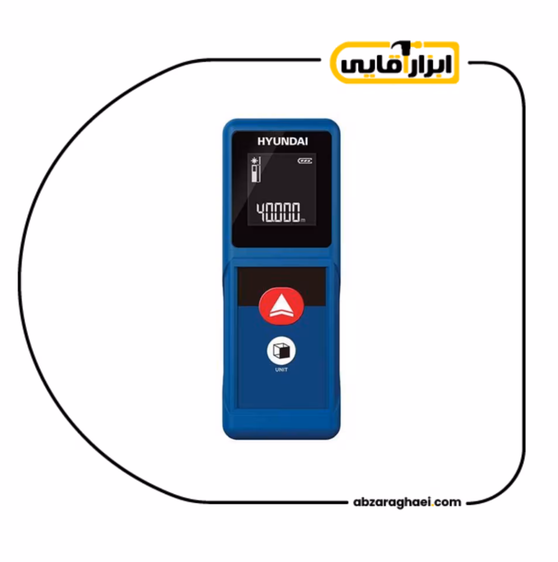 متر لیزری هیوندای 40 متری مدل 404-DM