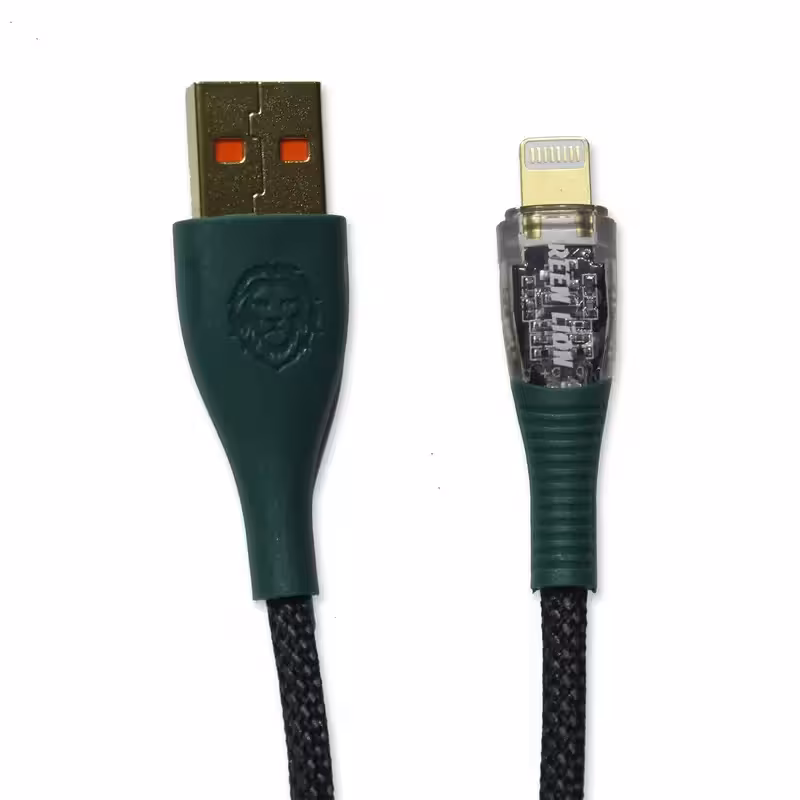 کابل تبدیل USB به لایتنینگ گرین لاین مدل Braided-A طول 1 متر