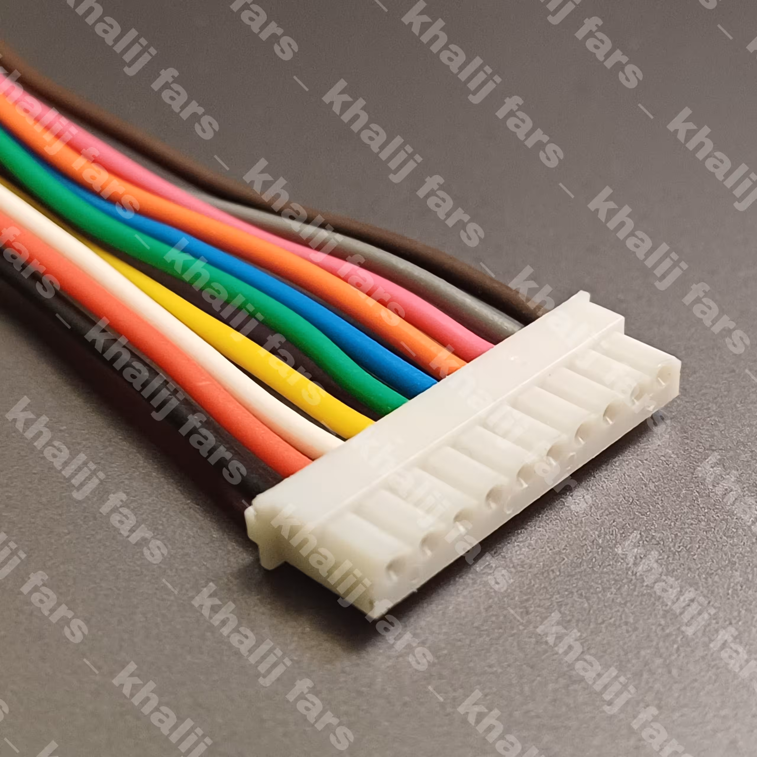 کانکتور پین گرد 10 پین مادگی سیم دار