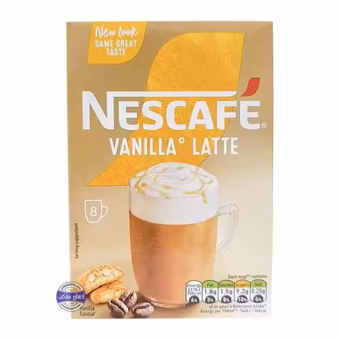 بسته 8 عددی نسکافه وانیل لاته
