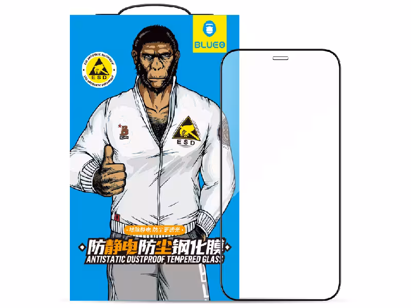 محافظ صفحه نمایش بلوئو مدل Antistatic Dustproof Temepered Glass مناسب برای گوشی موبایل iPhone 13 Pro Max