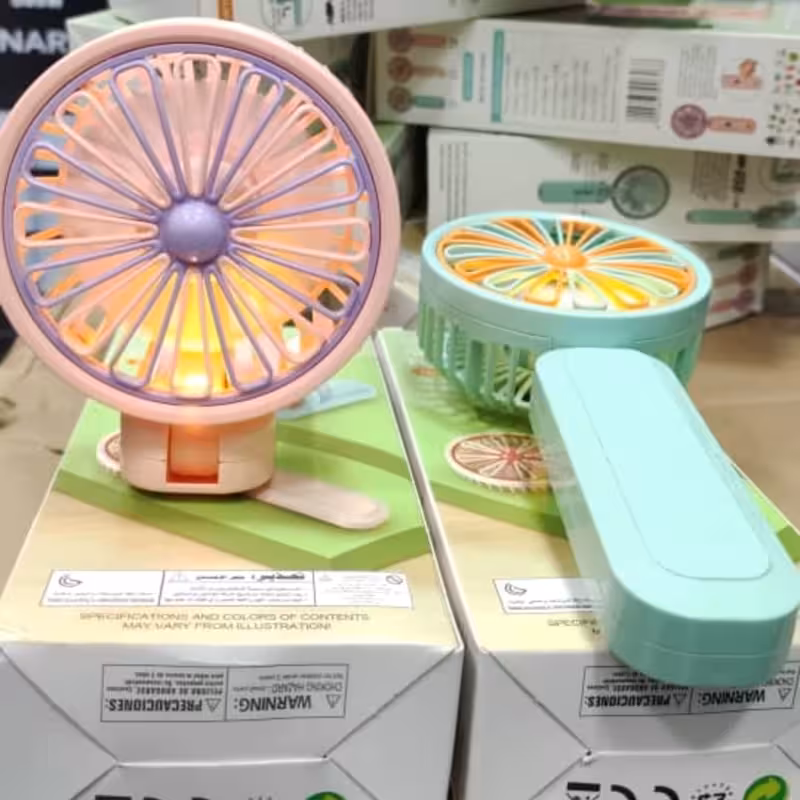 پنکه همراه  تاشو پنکه USB پنکه شارژی پنکه فانتزی | amazonchi