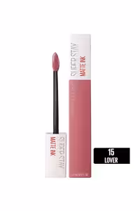 رژ لب مایع مات میبلین مدل Super Stay Matte Ink کد رنگ 15 Lover