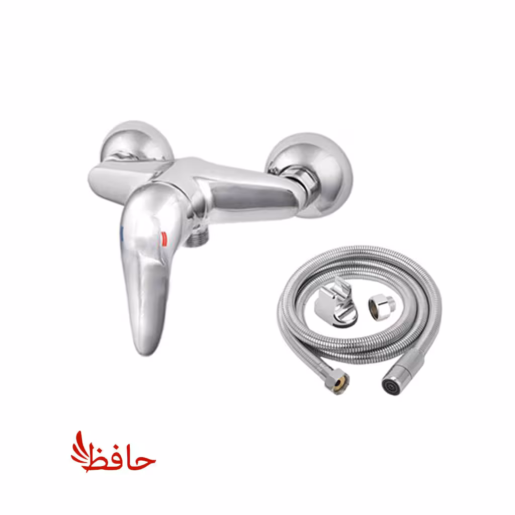 شیر توالت به همراه شلنگ فنری ریز بافت