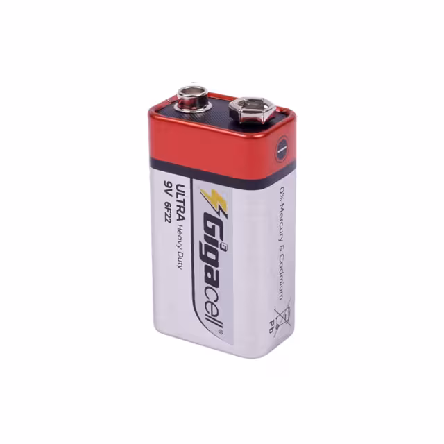 باطری کتابی gigacell مدل 6F22 یک عددی