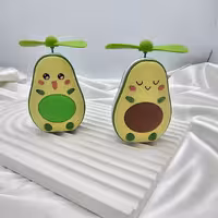 پنکه دستی و رینگ لایت آووکادو فانتزی