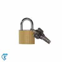 قفل آویز طلایی کلید سولکسی سایز 38 HTRT