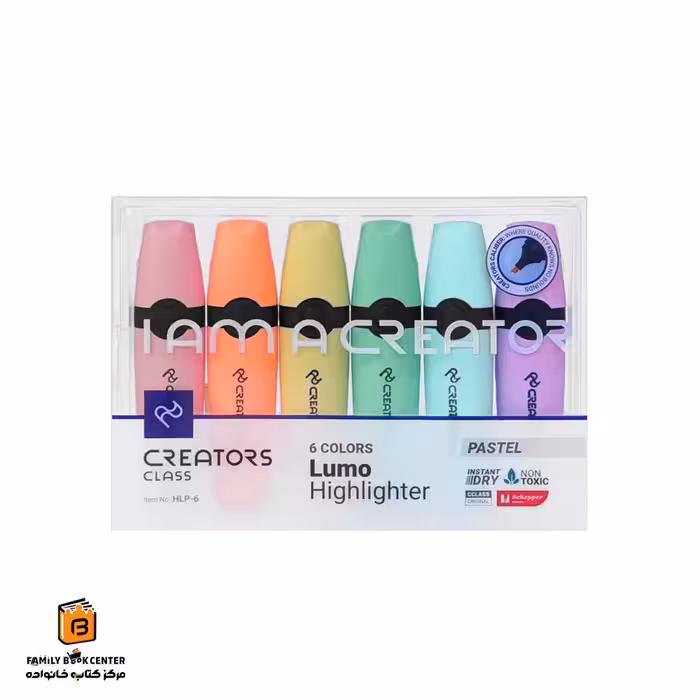 هایلایتر 6 رنگ پاستلی لومو سی کلاس (C.CLASS)