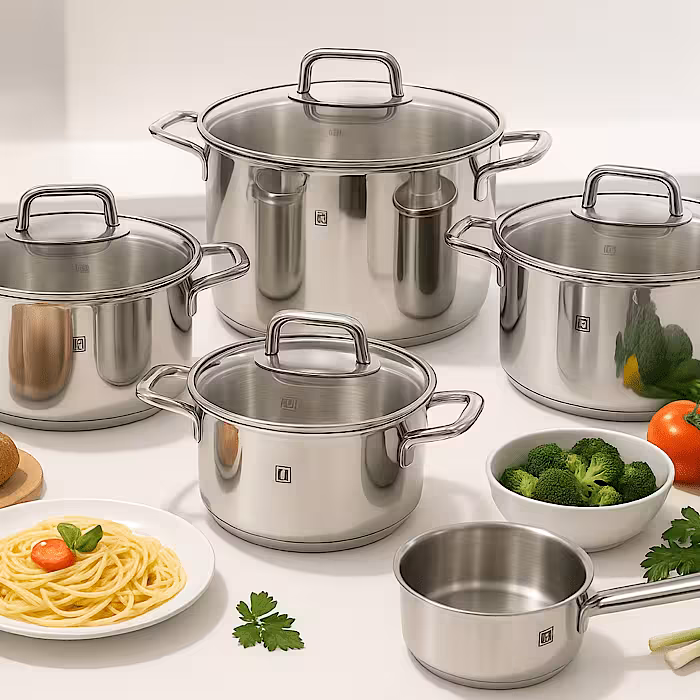 سرویس قابلمه استیل زولینگ کوادرو