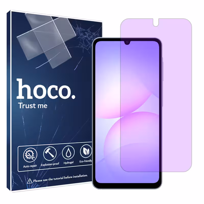 گلس سامسونگ Galaxy A07 مدل هیدروژلی آنتی پرپل برند هوکو کد S