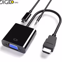 تبدیل HDMI به VGA با صدا و برق مینی تک