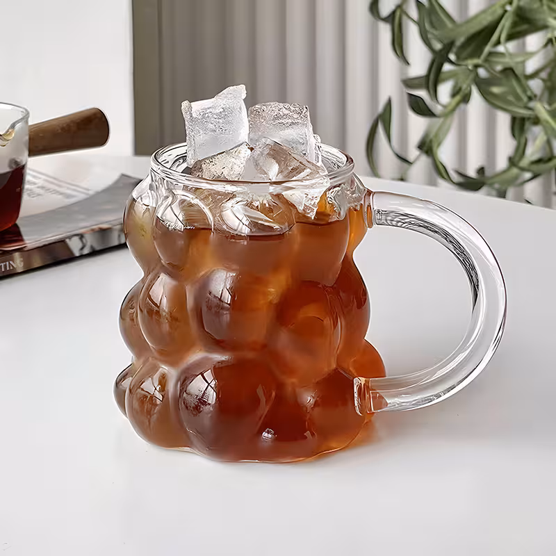 ماگ پیرکس حبابی دسته دار