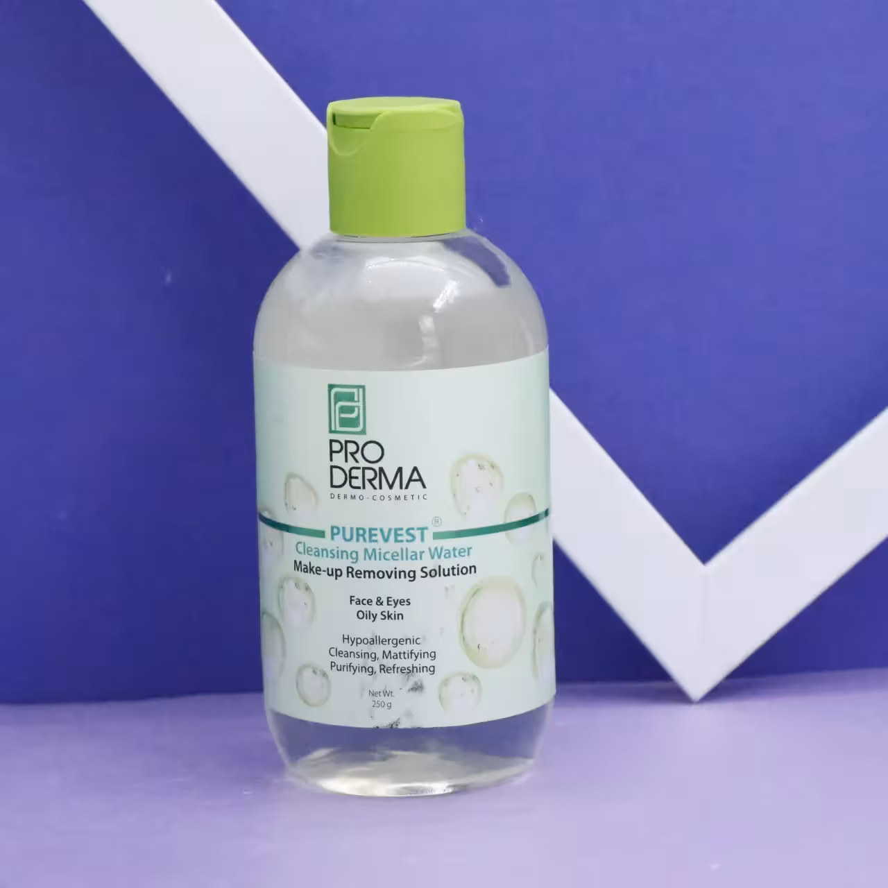 محلول پاک کننده آرایش چشم و صورت پرو درما PRODERMA پوست چرب 250 گرمی 92398