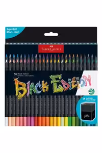 مداد رنگی 50 رنگ بدنه شکی جعبه مقوایی 116450 فابر کاستل