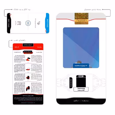 برچسب پوششی ماهوت مدل Ganbare Kikkazu مناسب برای گوشی موبایل سامسونگ Galaxy A80