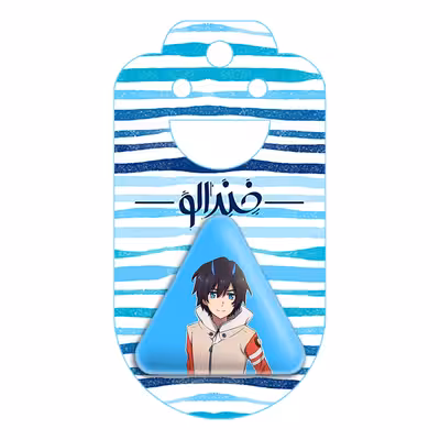 پیکسل خندالو طرح هیرو انیمه دارلینگ Darling مدل مثلثی کد 10514