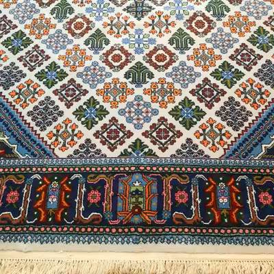 فرش دستباف 6 متری طرح جوشقانی مدل جنگلی کد 110