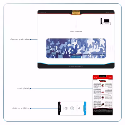 برچسب پوششی ماهوت مدل Army-Winter مناسب برای تبلت سامسونگ Galaxy Tab S4 10.5 2018 T835