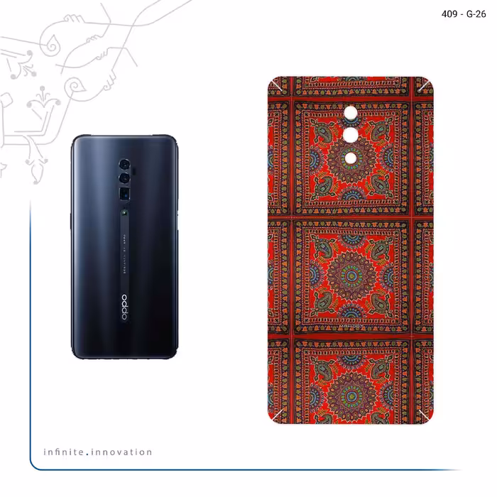 برچسب پوششی ماهوت مدل Embroidered Rug مناسب برای گوشی موبایل اپو RENO 10X