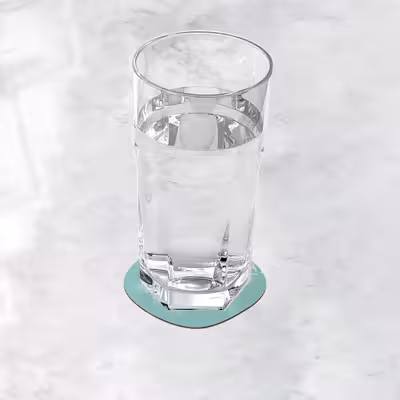 زیر لیوانی ترمه طراحان ایده مدل موشک کاغذی کد cfp032 بسته 6 عددی