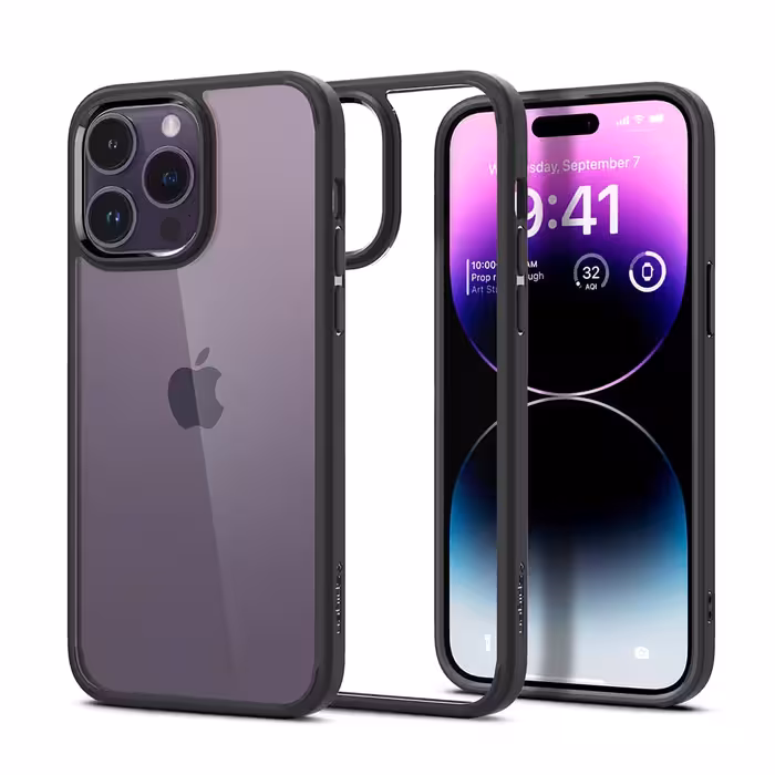 کاور اسپیگن مدل Crystal Hybrid مناسب برای گوشی موبایل اپل iPhone 14 Pro 