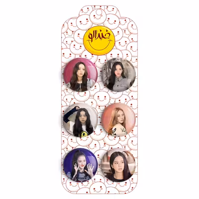 پیکسل خندالو مدل جیسو بلک پینک کد 681B مجموعه 6 عددی