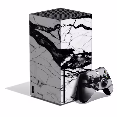 برچسب کنسول بازی Xbox series x طرح MARBLE کد 1 مجموعه 5 عددی