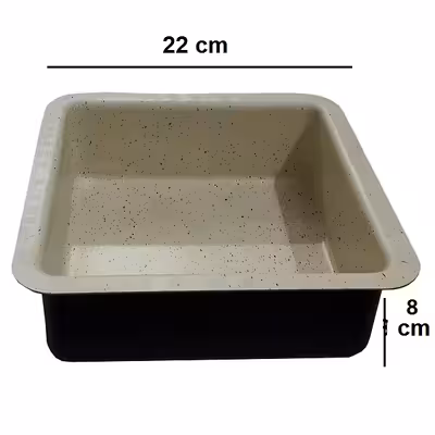 قالب کیک به گز مدل مربع گرانیتی کد 20