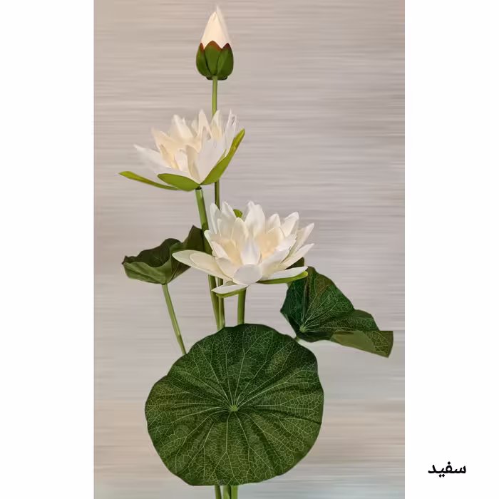 گل مصنوعی مدل شاخه نیلوفر مرداب