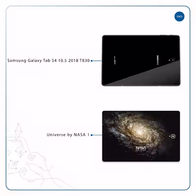 برچسب پوششی ماهوت مدل Universe-by-NASA-1 مناسب برای تبلت سامسونگ Galaxy Tab S4 10.5 2018 T830