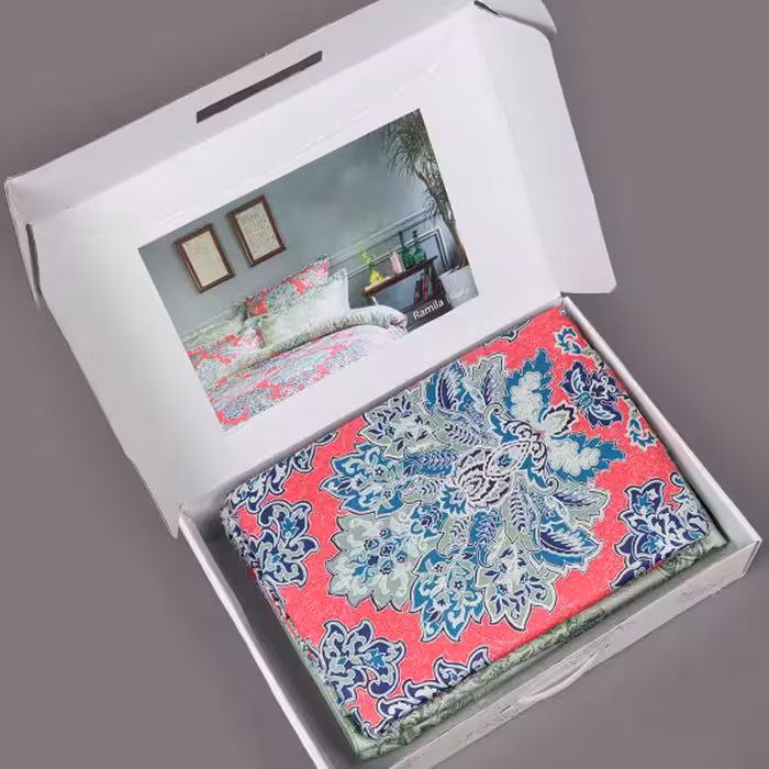 سرویس ملحفه ویوانا مدل رامیلا یکنفره 4 تکه 