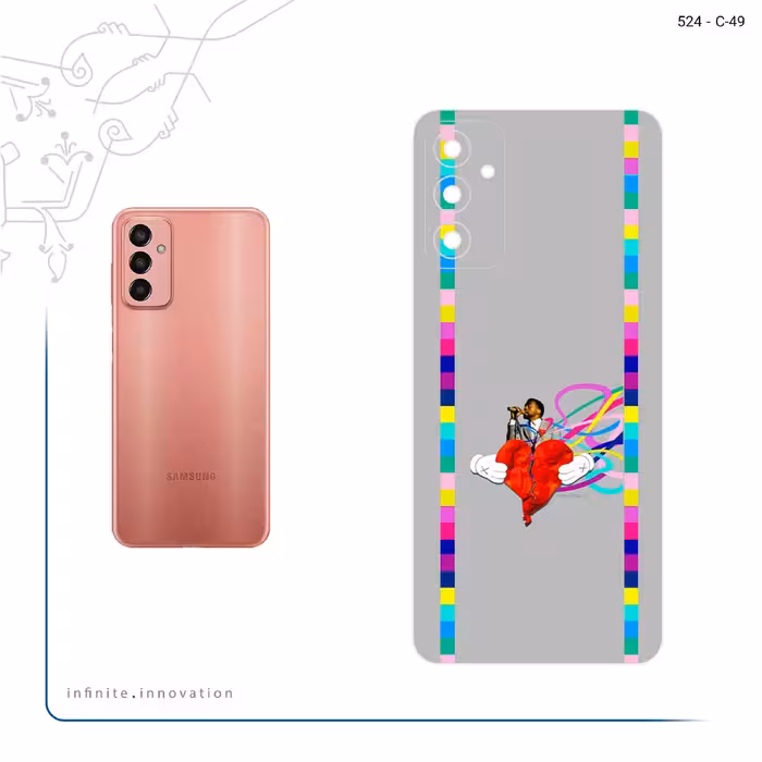 برچسب پوششی ماهوت مدل Collage of Heartbreak مناسب برای گوشی موبایل سامسونگ Galaxy F13