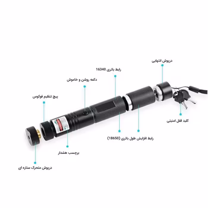 لیزر پوینتر اسمال سان مدل ZY-303 6in1