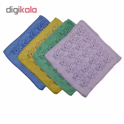 حوله آشپزخانه مدل skip طرح خرگوش سایز 30*30 سانتی متر