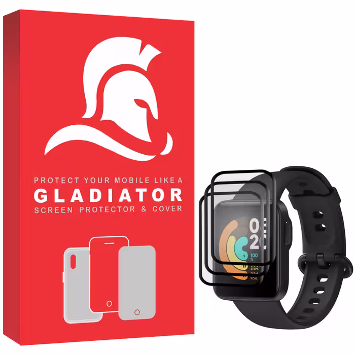 محافظ صفحه نمایش گلادیاتور مدل GWP3000 مناسب برای ساعت هوشمند شیائومی Mi Watch Lite بسته سه عددی