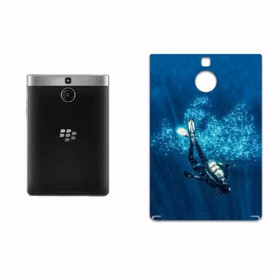 برچسب پوششی ماهوت مدل Scuba Diving مناسب برای گوشی موبایل بلک بری Passport Silver Edition