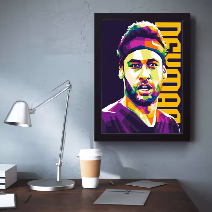 تابلو مدل نیمار Neymar کد m2427-b