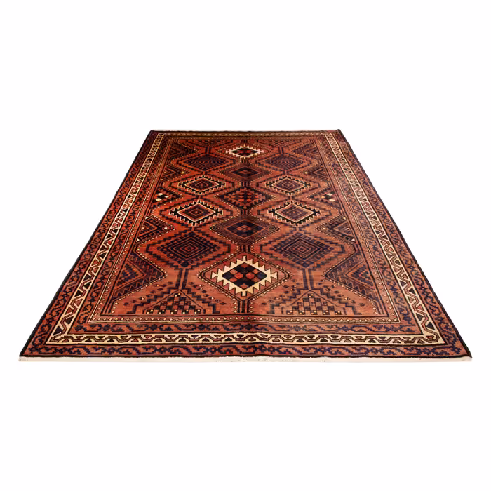 فرش دستبافت شش و نیم متری مدل لری اولاد کد 482363